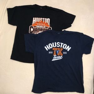 Men’s XL Houston T-shirt (two)
